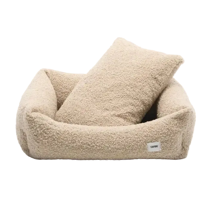 Snozy Hundbädd i beige fleece