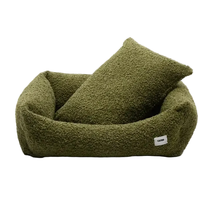 Snozy Hundbädd i grön fleece