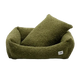 Snozy Hundbädd i grön fleece