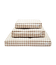 Cuadra Hundbädd i beige Vichy-rutmönster