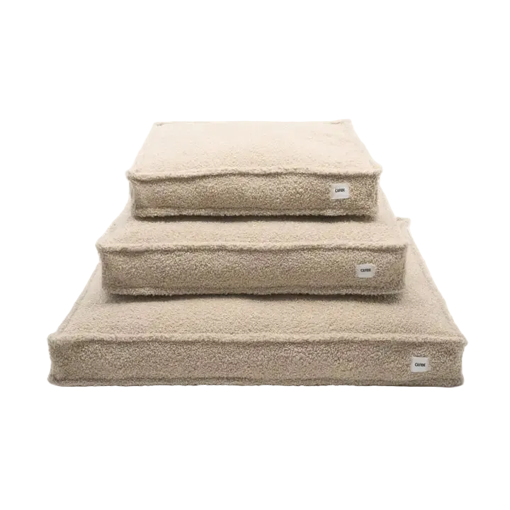 Cuadra Hundbädd i beige fleece