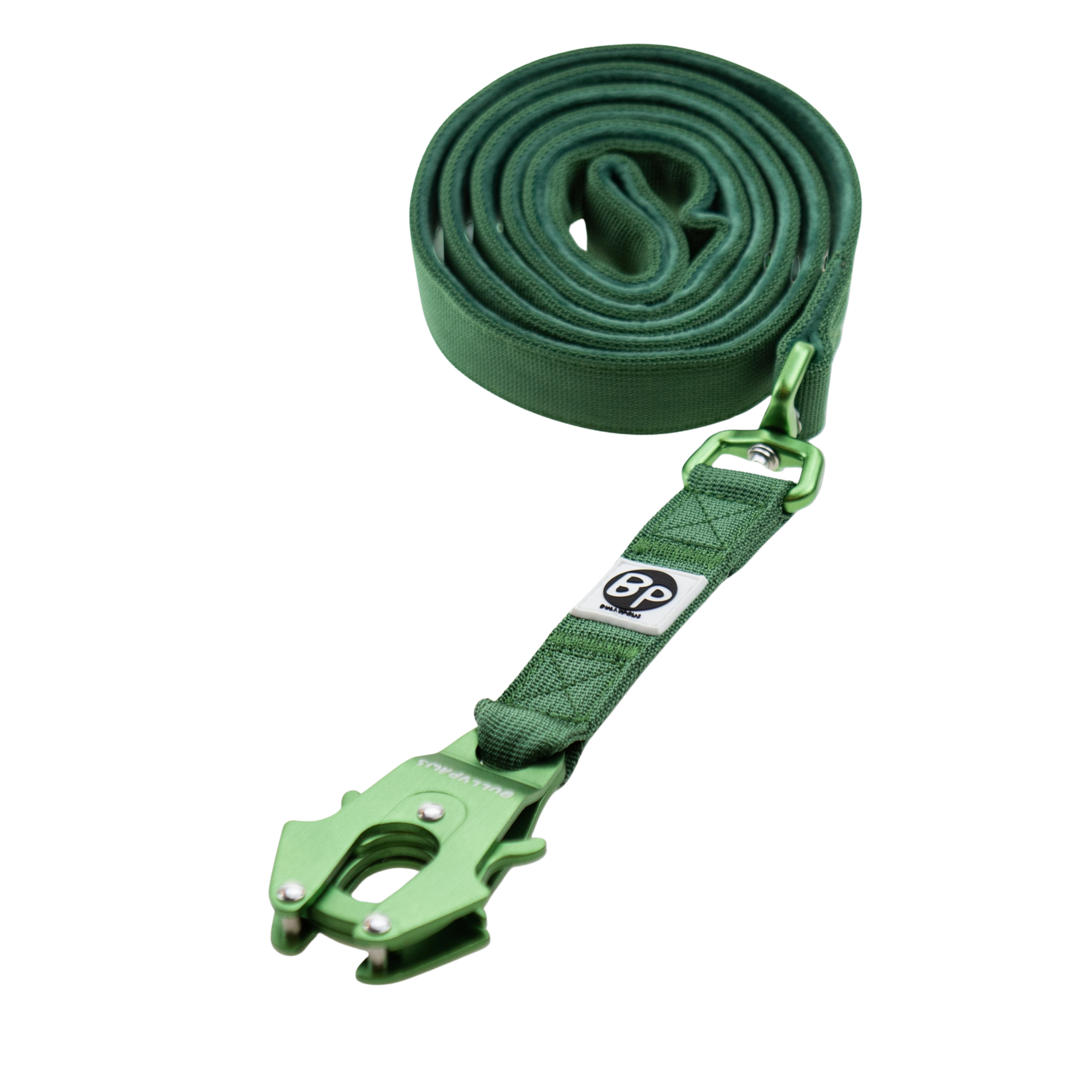 Koppel med säkerhetsclip – Grön, 1.5M